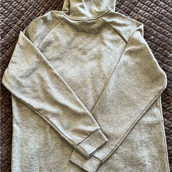 Nike Therma Men's Gray Heather Fleece Lined Pullover Hoodie in size Large - Picture 5 of 10